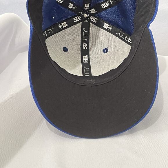 Toronto Blue Jays Hat Cap New Era Mens 7.25 Fitted 59Fifty Maple Leaf Logo - Picture 9 of 12